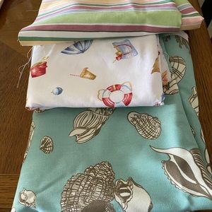 3 pieces of coastal fabric.  Ask for details.